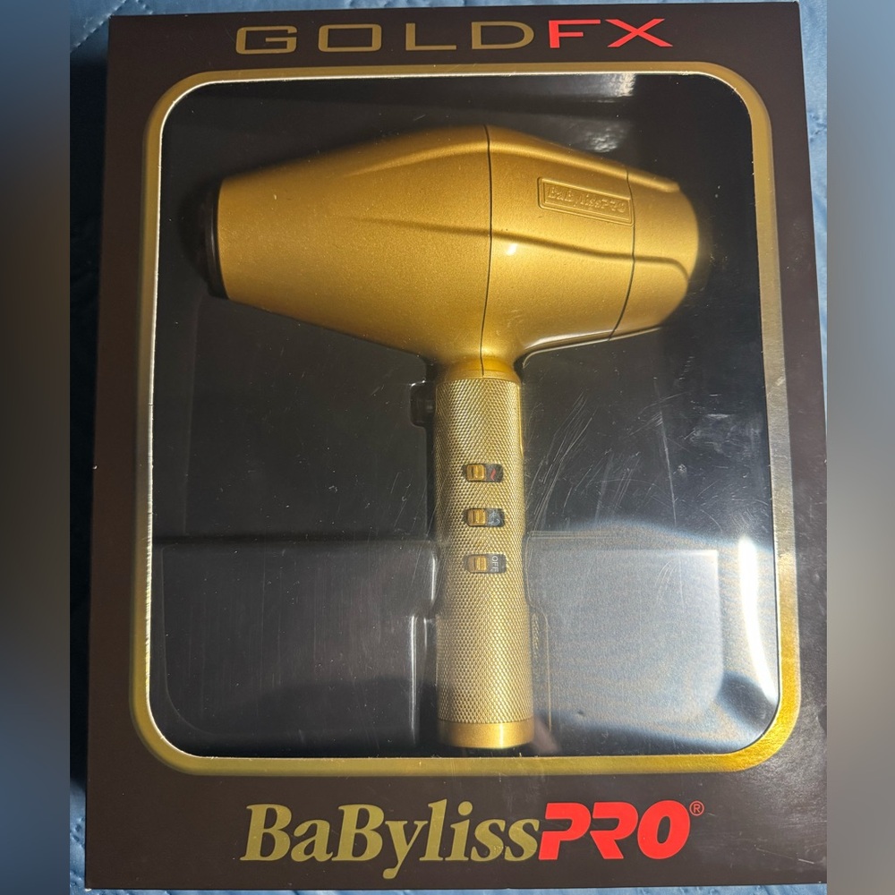 EUC BabylissPRO Gold FX High Performance Turbo Hair Dryer
